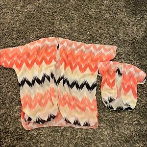 Mommy & Me - cardigan or swim cover-up